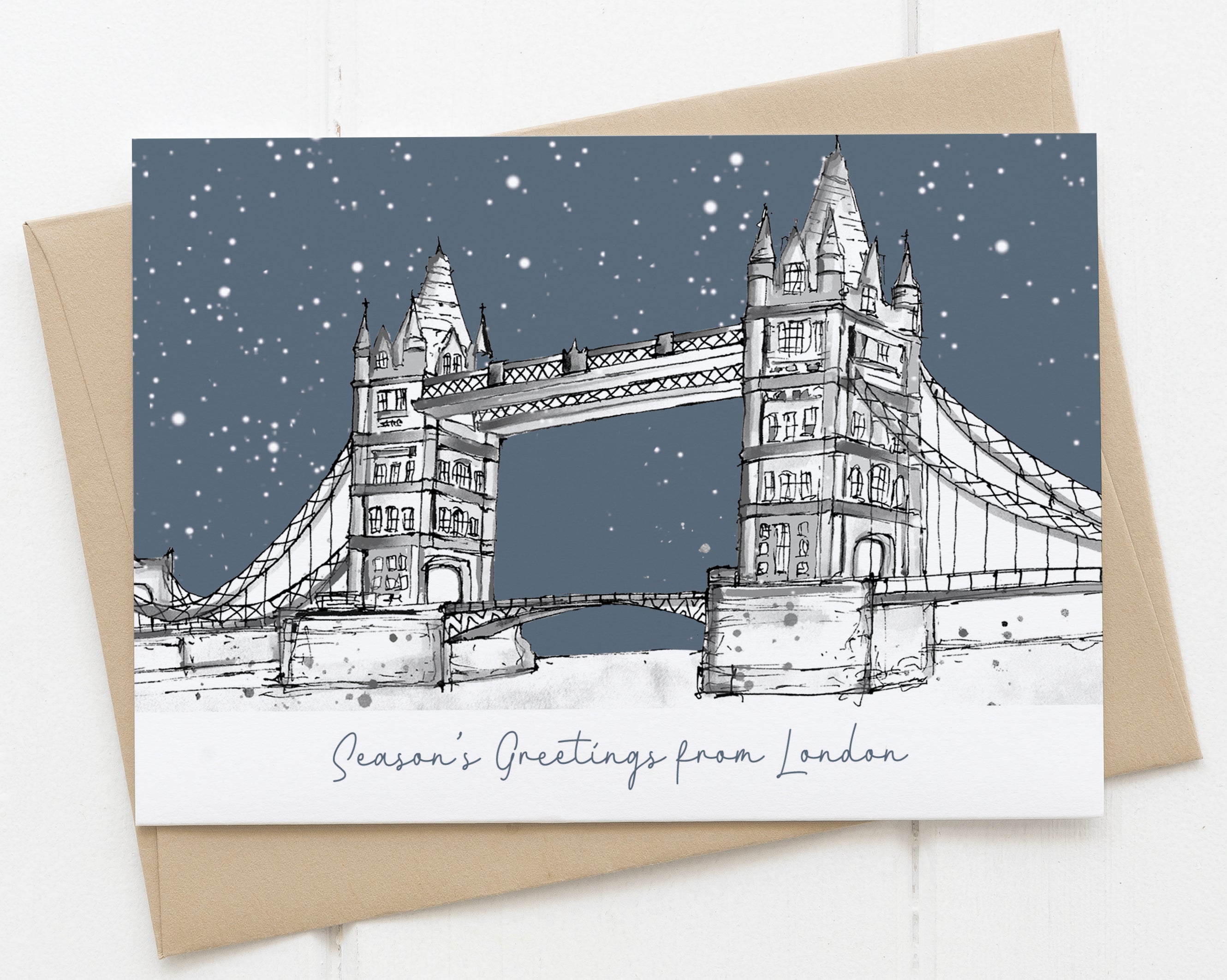 Tower Bridge Christmas Card