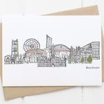 Manchester card white